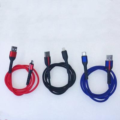 China MP3/MP4 Player Micro USB Cord Type C Data Cable 1m Sync Charging Data Phone Cable Charger USB Cable For Huawei for sale