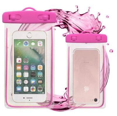 China Universal Factory Price Anti-fall Waterproof Smartphone Bag Waterproof PVC Phone Case for sale