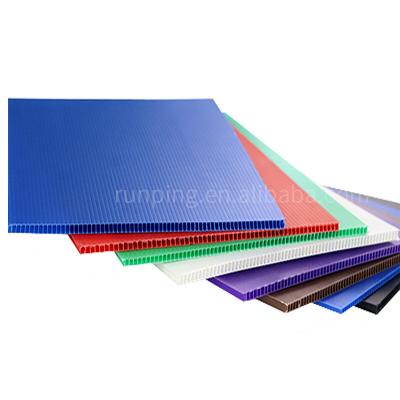 China Waterproof 4mm Thickness Plastic Corrugated Sign Board for sale