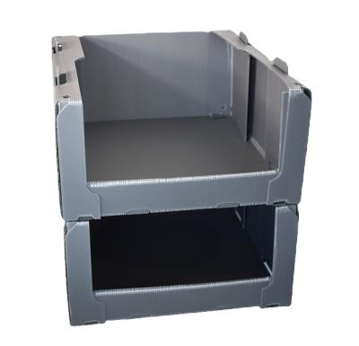 China Recycled materials tops suppliers of correx plastic corrugated coroplast stackable corflute pick bins for sale