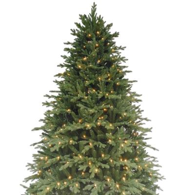 China Chirstmas Decor 7ft PE/PVC/Cashmere Luxury Mixed Tips Pre-Bed Christmas Tree for sale