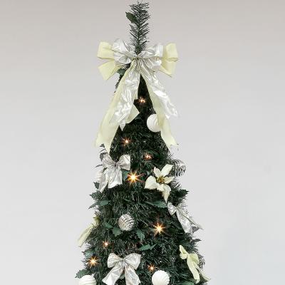 China Chirstmas decor 6ft pop up Christmas tree, with decorations and light for sale