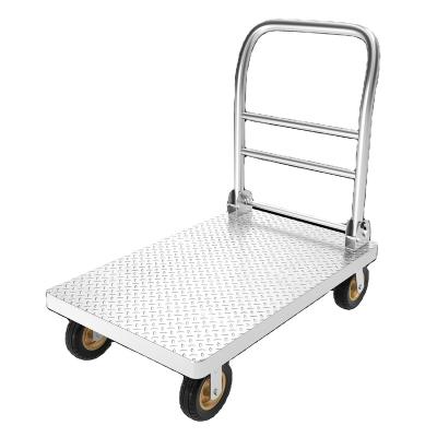 China Easy Transport Mobile Folding Warehouse Cart Multifunctional Tool Rolling Cage Cart for sale