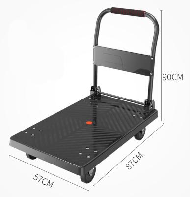 China Easy Moving Hand Carts & Trolleys Collapsible Trolley With Wheels for sale