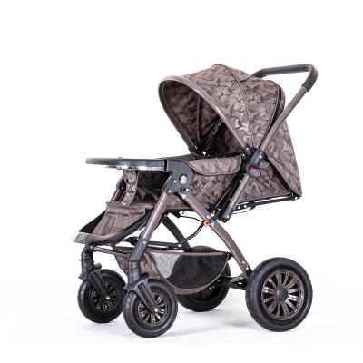 China 2022 South America Best Sellers Canvas Baby Stroller Folding Luxury Stroller Baby Stroller China Supplier for sale