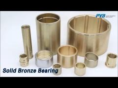 Metal Solid Bronze Bearing Bush High Tensile For Concrete Pump Parts