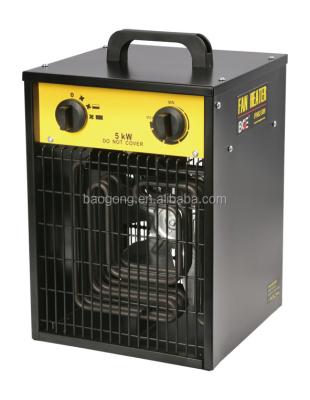 China New Household 5KW Portable Industrial Electric Fan Heater for sale