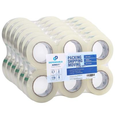 China Industrial Grade Clear Packing Tape Acrylic Adhesive Heavy Duty Tape Waterproof For Moving Crate Packaging Shipping for sale