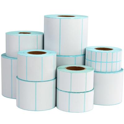 China 500 Label Waterproof Self Adhesive Thermal Label Direct Print / Roll For Desktop Barcode Printer for sale