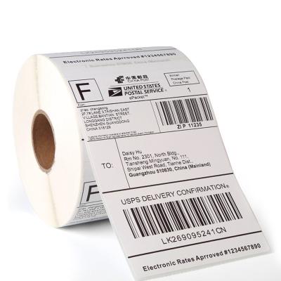 China 800 Labels Waterproof Direct Thermal Barcode Label / Roll Label 60x30 Stickers for sale