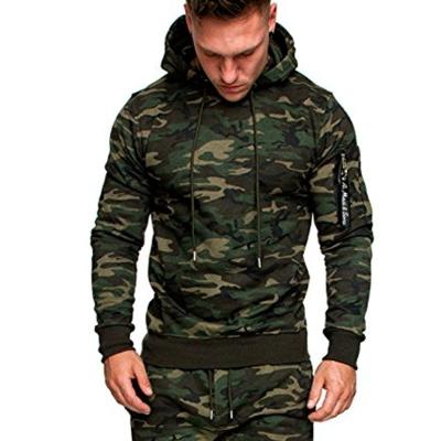 China Custom Logo Men Camouflage Breathable Sweatshirt And Pants Sublimation Tracksuits Sports Outdoor Wear 2 Piece Set for sale