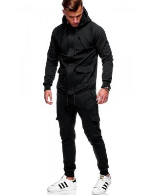 China Breathable High Quality Private Label Popularity Sport Tracksuit Established Unisex High End Custom Made Full Zipper Tracksuit for sale