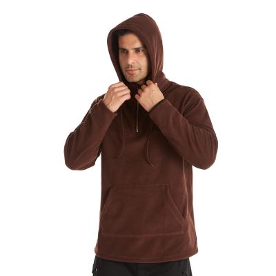 China Custom Made High Quality White Quarter Zipper Anti-Wrinkle Fleece 1/4 Solid Pullover Hoodie Plus Size Mens Hoodies and Sweatshirts for sale