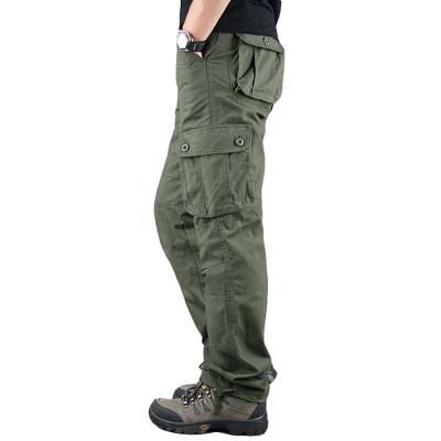 China Custom Made Men's Casual Outdoor Sports Breathable Fishing Hiking Camping Cargo Pants 6 Or 8 Multi Pockets Work Trousers for sale