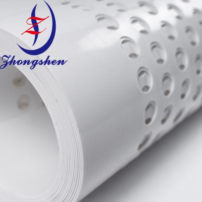 China White Perforated Egg Belts Poultry Shock Absorbing For Automated Egg Equipment for sale