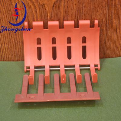 China ABS Red Egg Collection Claw 142MM For Battery Layer Chicken Cage for sale