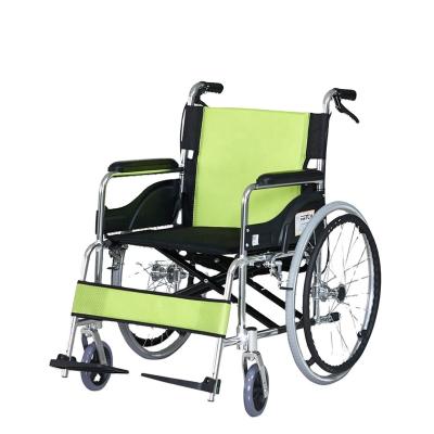 China Aluminum Wheelchairs For Disable People Ruedas Silla Medical Foldable Lightweight Lightweight Manual Aluminum Wheelchair for sale