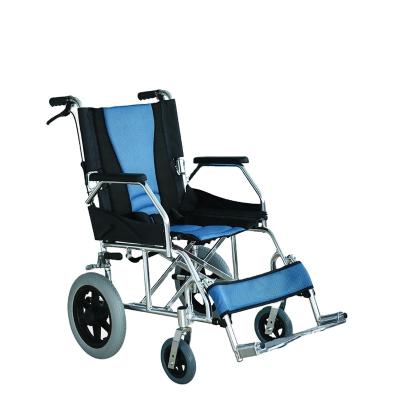 China Aluminum Wheelchair Manufacturer Manual Foldable Wheelchair Lightweight Cheap Manual Base Lightweight Leisure Aluminum Wholesale for sale