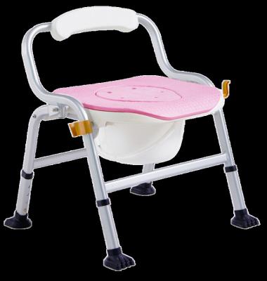 China Factory Direct Sell Aluminum Bucket Toilet Chair Shower Chair Commode Aluminum Toilet Seat For Elder Aluminum Commode Chair for sale