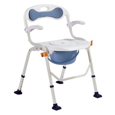 China Shower Commode Chair Osen-RT14 Steel Design New Multifunctional 2 in 1 Shower Commode Chair for sale