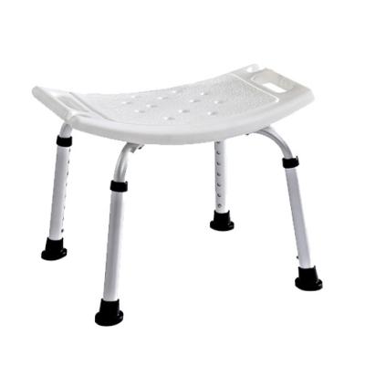 China Aluminum Medical Supply Protective Device Bath Shower Chair Disability Elderly Shower Chair Aluminum Stool for sale