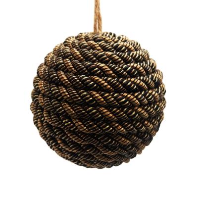 China High Quality Fabric / Styrofoam Christmas Tree Decoration Ornaments Foam Ball for sale