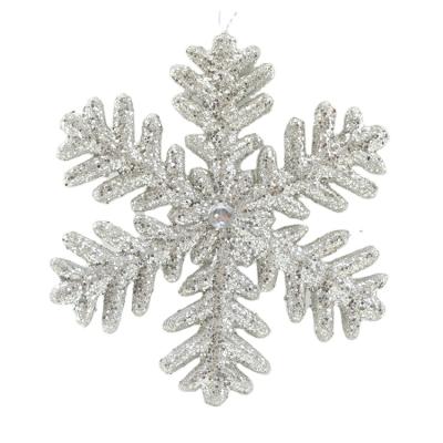 China Large Polystyrene Snowflake Ornaments Christmas Tree Decorations Gift Party Supplies for sale