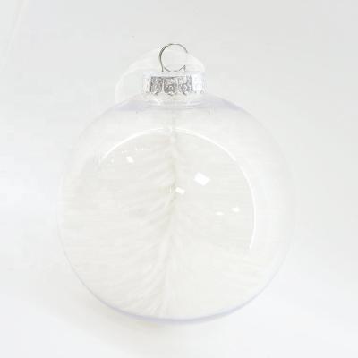 China Clear High Quality Plastic Balls Christmas Ball Ornament for sale