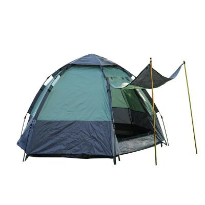 China 2022 hot sale NO--build camping tent quick-open outdoor hexagonal luxury tent large space 3~4 person tent for sale