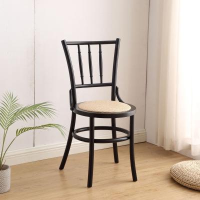 China (Other) Factory Price Adjustable Wholesale Rattan Furniture Rattan Dining Chair Solid Wood Chair For Dining Room for sale