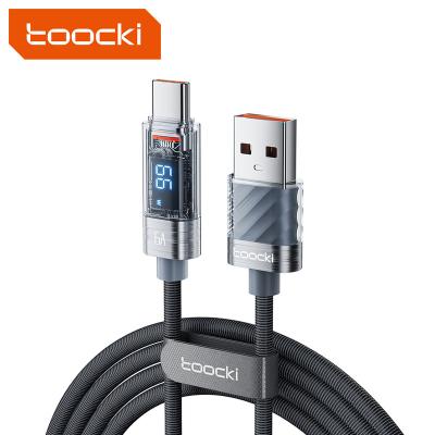 China MP3/MP4 Player Top Sales Trending Usb C Port Transparent Braided Cables Cables Led Digital Display Fast Charging Cables for sale