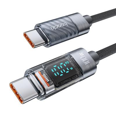 China High Speed ​​Sales Braided USB Fast Charging Type-C Cable 100W Top C to Type-C 100W Digital Cable with 480Mbps for sale