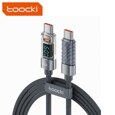 China Wholesale Toocki 60W Fast Charging Data Cable 60W Adjustable Braided Type C High Speed ​​Adjustable Braided Type C Led Digital Display for sale