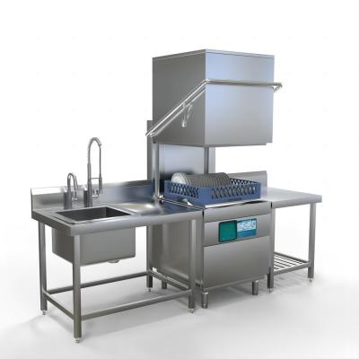 China Máquina automática del plato de Machine Freestanding Wash del lavaplatos 3KW/9KW en venta