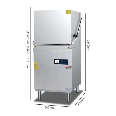 China 50Hz commerciële Keukenafwasmachine Freestanding Hospital Dishwasher Te koop