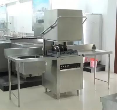 Cina Lavatrice 380V Hood Type Dish Washer industriale del piatto della cucina di HZ-60AS in vendita