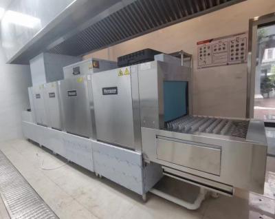 Chine 60kw SUS304 Rack Conveyor Dishwasher 3380-4920PCS / Hour 4200x862x2000 à vendre