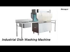 Steam Function Industrial Dish Washing Machine SS304 Freestanding