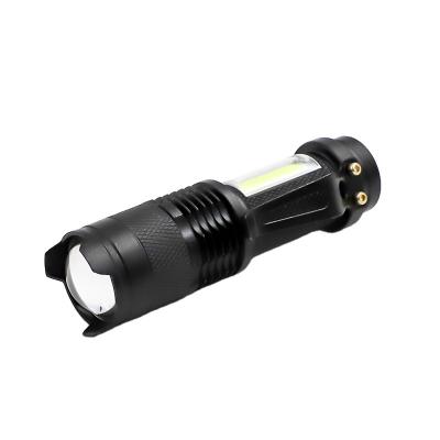 China Portable+Rechargeable GOLDMORE8 Mini Aluminum Alloy Flashlight LED Outdoor USB IP44 Rechargeable COB Flashlight Waterproof for sale