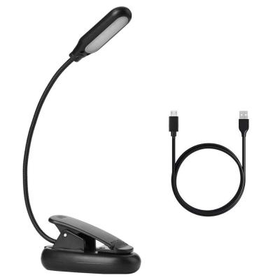 China ABS Warm 6 LED Book Light Led Reading Book Light Led Desk Lamp for sale