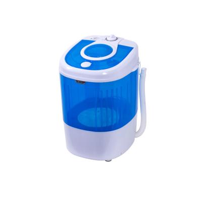 China Cheap Spare Part Made In China Transparent Body Blue Mini Portable Single Tub Semi Automatic Washing Machine for sale