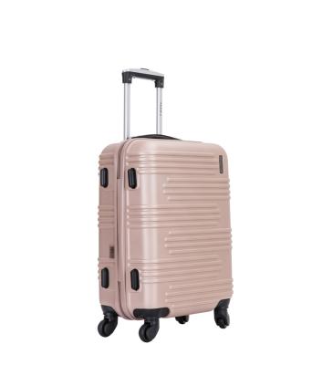 China Colorful PC Travel Luggage Bag 3 Pieces Trolley Case Set Suitcase Sets With Spinner Wheels Lock for sale