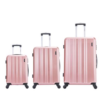 China TSA Fashionable Hard Wheel Locking Spinners ABS Case Trolley Luggage Moving Suitcases for sale