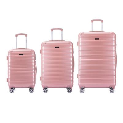 China 2022 New Fashionable ABS Trolley Suitcases Designer Factory Trolley Bag Set Travel Style Luggage Bag Sets Maletas Travel Bag for sale