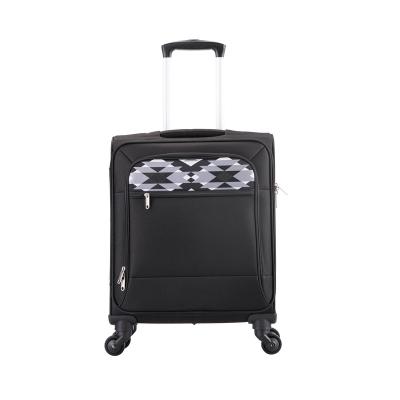 China 2022 Fashionable New Soft Nylon Luggage Set Travel Case With 1200D Polyester Trolley Suitcase Roll Luggage Bag With 4 Degree Wheels for sale