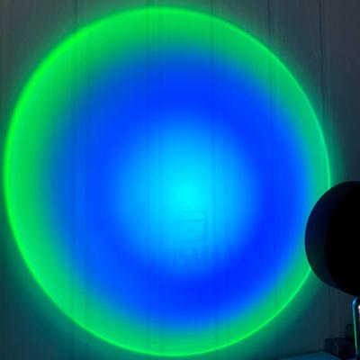 China Lampshade Rainbow Sunset Projector Atmosphere Night Light Cafe Projection Lights Cute Standing Kids Bedroom Sunset Projection Lamp floor for sale