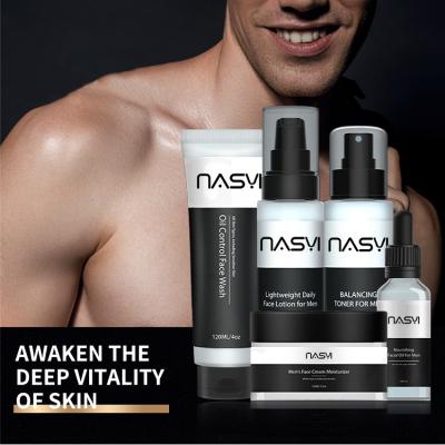 China Private Label Men's Face Moisturizing Skin Care Products Acne Treatment Repair Oil Control Men Skin Care Set for sale