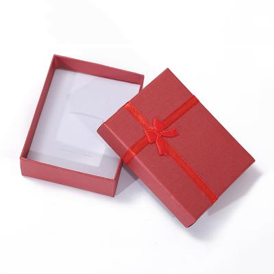 China Jewelry Packaging Custom Logo Bow Designer Jewelry Boxes Jewelry Boxes With Logo Packaging Boxes Jewelry for sale