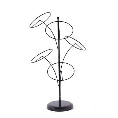 China Jewelry Display Jewelry Props Show Metal Wholesale Parlayer Hanging Hat Display Rack for sale