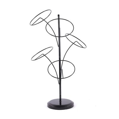 China Wholesale Jewelry Display Jewelry Display Five-Layer Suspended Unique Metal Props Hat Retail Display for sale